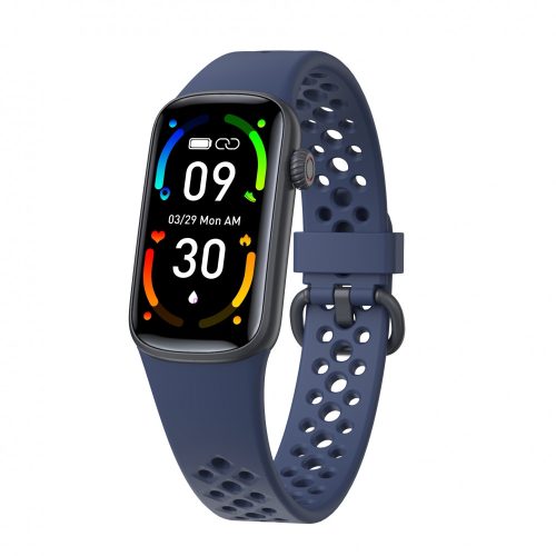 Inteligentný náramok FitMate™ H91 - čierny, modrý so silikónovým remienkom