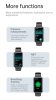 Inteligentné hodinky FitMate™ JL06 Black ECG – s čiernym silikónovým remienkom